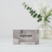 具体的な石 名刺 (スタンド正面)