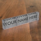 具体的な舗装の~ デスクネームプレート (側面)