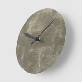 具体的な表情 ラウンド壁時計 (傾斜)