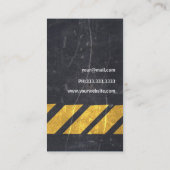 具体的な道路の名刺 名刺 (裏面)