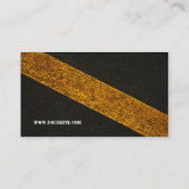 具体的な道路の名刺 名刺 (裏面)