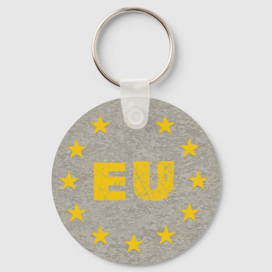 具体的なEU国旗 キーホルダー (正面)