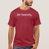 具体的に言ってTシャツ Tシャツ (正面)