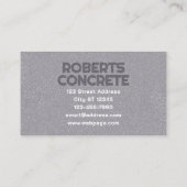 具体的フェイクテクスチャ面はっきりした名刺 名刺 (裏面)