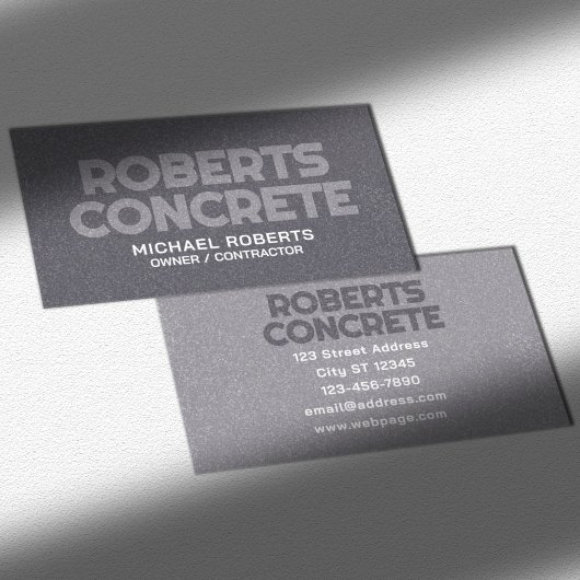 具体的フェイクテクスチャ面はっきりした名刺 名刺