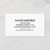 具体的素朴名刺 名刺 (裏面)