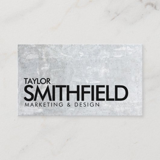 具体的素朴名刺 名刺 (正面)