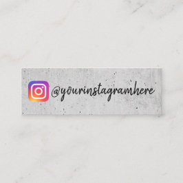 具体的素朴Instagramソーシャルメディア スキニー名刺