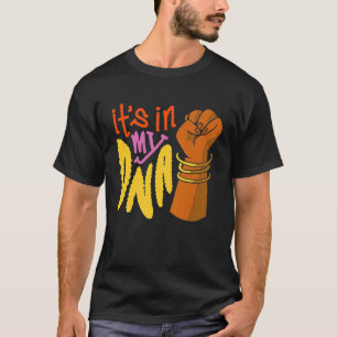 典型的なアフリカ系アメリカ誇りを持った人の拳BLM Tシャツ