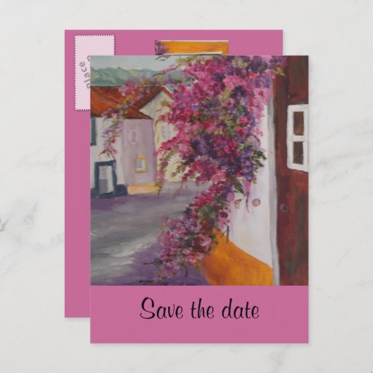 典型的なアレンテジョハウス，日付を保存 案内ポストカード (正面/裏面)