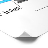 典型的なガスタービンエンジンの図 ポスター (角)