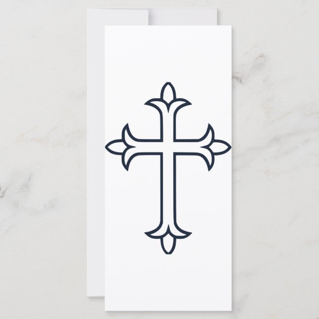 典型的なキリスト教の十字架 (正面)