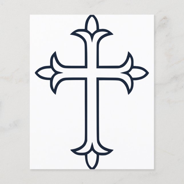 典型的なキリスト教十字架 (正面)