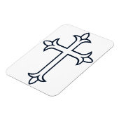 典型的なキリスト教十字架 マグネット (左側)