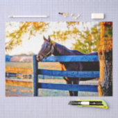 典型的なケンタッキー – フィールドのティッシュPの馬 薄葉紙 (クラフト)