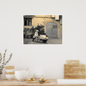 典型的なシチリアの角 ポスター (キッチン)