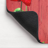 典型的なスウェーデンのファルン色、赤 マウスパッド (コーナー)