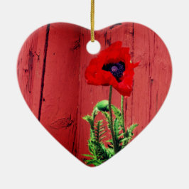 典型的なスウェーデンのファルン赤 セラミックオーナメント