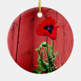 典型的なスウェーデンのファルン赤 セラミックオーナメント