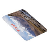 典型的なチベットの山の風景 マグネット (右側)