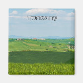 典型的なトスカーナの風景 マグネット (正面)