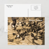 典型的なパリの風景 ポストカード (正面/裏面)