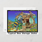 典型的なビーガレージのおもしろい販売ギフト&ティー ポストカード (正面/裏面)