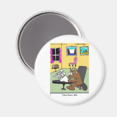 典型的なビーバーの最後の意志と遺言状 マグネット (正面/裏面)