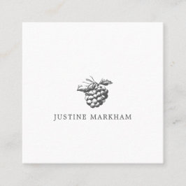 典型的なベリービジネスカード スクエア名刺