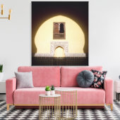 典型的なモロッコ風の窓 キャンバスプリント (インサイチュ (リビング))