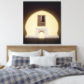 典型的なモロッコ風の窓 キャンバスプリント (インサイチュ (寝室))