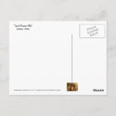 典型的なヨーロッパの路地 ポストカード (裏面)