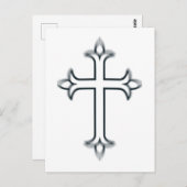 典型的なラテン十字 ポストカード (正面/裏面)