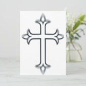 典型的なラテン十字 招待状 (スタンド正面)