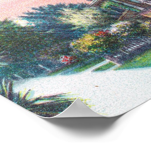 典型的な住宅の外観 ポスター (角)