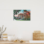 典型的な住宅の外観 ポスター (キッチン)