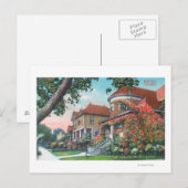 典型的な住宅の外観 ポストカード (正面/裏面)