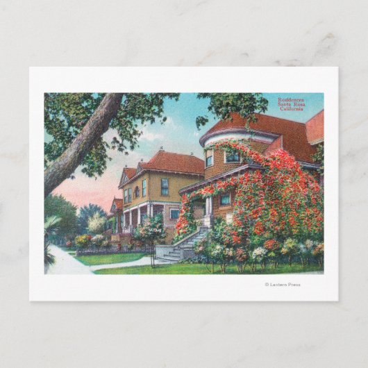 典型的な住宅の外観 ポストカード (正面)