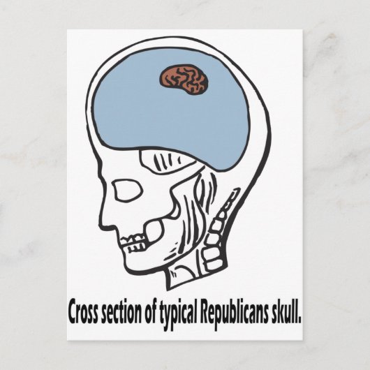 典型的な共和党 ポストカード (正面)