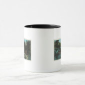 典型的な夏の家の空中眺め マグカップ (中央)