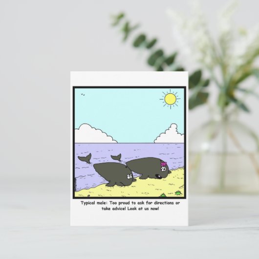 典型的な男性 ポストカード (スタンド正面)