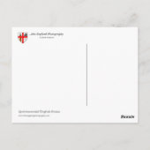 典型的な英語のシーン2 ポストカード (裏面)