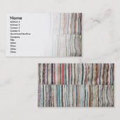 典型的なazorean毛布 名刺 (正面/裏面)