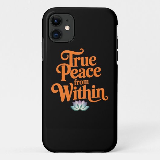 内からの真の平和 Case-Mate iPhoneケース (裏面)