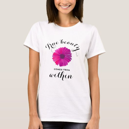 内からの真来の美しい Tシャツ (正面)