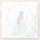 内から照る光は何も暗くできない ガラスコースター (裏面)