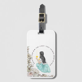 内から照る光は何も暗くできない ラゲッジタグ