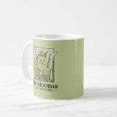 内から花が咲く コーヒーマグカップ (正面左)