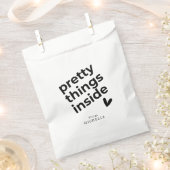 内かわいらし容,ミニマル,カスタム フェイバーバッグ (クリップ留めされた状態)