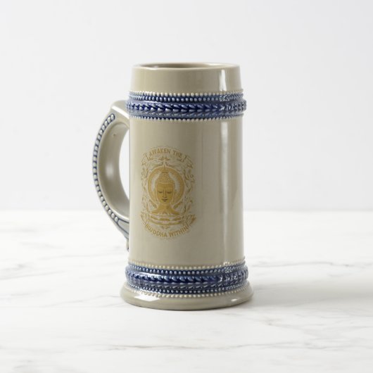 内で仏を目覚める ビールジョッキ (正面左)